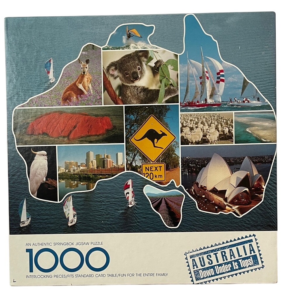 Springbok Australia Jigsaw Puzzle 1000‎ Pieces